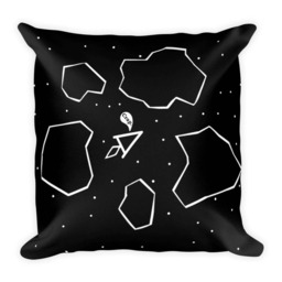 Oh Crap Square Pillow - thumbnail 2