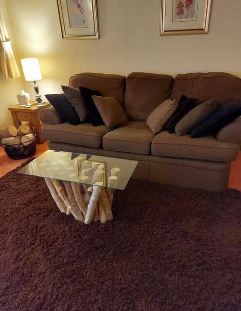 Isle Of Eigg Table With A Glass Top - image 1