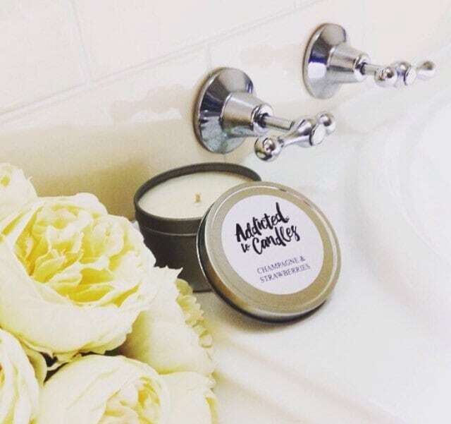 Sea Mist & Waterlily Soy Candle 8Oz Travel Tin - image 1