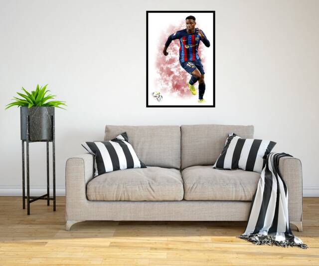 Ansu Fati 2022/23 Digital Art Print - On Foamex Board Or Photo Paper - image 1