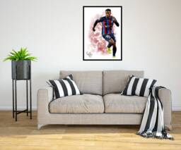 Ansu Fati 2022/23 Digital Art Print - On Foamex Board Or Photo Paper - thumbnail 1