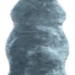 Grey Sheepskin Rug British Moorland Shorn Lambland Pelt - thumbnail 3