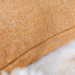 Gold Ocher Linen Blend Decorative Throw Pillow Cover, Gold Sparkle Cushion Covers, Modern Boho Pillows, Farmhouse Pillowcase, Accent Pillows - thumbnail 3