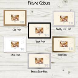 18Th Photo Frame Word Birthday Special Gift 7x5Sign-656D By Photos in A Word - thumbnail 2