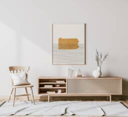 Boho Pennsylvania Wall Art - Mid Century Art, Minimalist Print, Gift Idea Decor - thumbnail 1