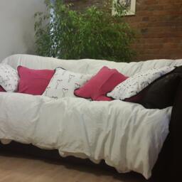 Flamingos in Love. Designer Cushion Fro The - thumbnail 3