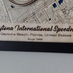 Daytona Road Wall Art Laser Engraved Wood, Imsa Gift - thumbnail 3
