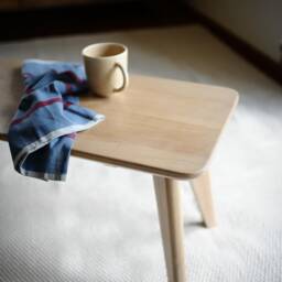 Handmade Solid Oak Bench Modern Danish Design, Sustainable Wood - thumbnail 3