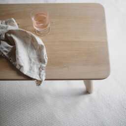 Handmade Solid Oak Bench Modern Danish Design, Sustainable Wood - thumbnail 2