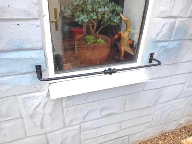 Ornate Window Railwrought Iron(Forged Steel Handmade in UK +Free Fitting Kit - image 1