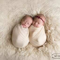 Newborn Baby Photography Props, Cream Wrap, Swaddle Blanket, Cocoon Infant Photo Prop, Stretchy Jersey Wrap - thumbnail 2