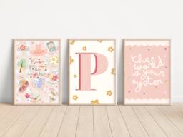 Personalised Girls, You Can Do Anything Prints. Positive Affirmation Print For Girls Room, Nursery Or Playroom - Prints Only, Unframed - thumbnail 1