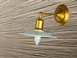 White-Golden Wall Sconce Bathroom Light Industrial Lighting White Wall Corridor Patio Lighting - thumbnail 1