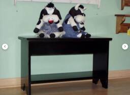 Hallway Boot Bench Black 30
