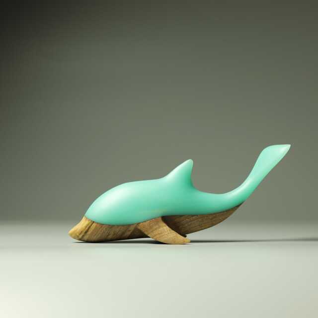 Duo Dolphin Sculpture - 7 - image 1