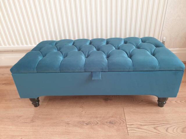 storage Footstool Ottoman, Coffee Table - image 1