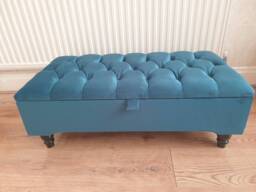 storage Footstool Ottoman, Coffee Table - thumbnail 1