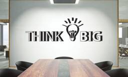Teamwork Quote Wall Decal Office Decor, Inspirational Vinyl Sticker 2417Re - thumbnail 1