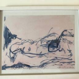 "Tracey Emin Silk Print Framed ""I Thought About You Deeply More Than Know" - thumbnail 2