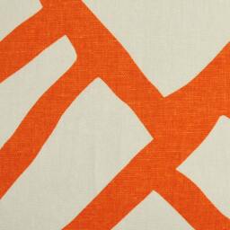 Orange Pillow, Geometric Pillow Cover, Decorative Throw Toss Home Furnishing, Decor, Made in Usa - thumbnail 2