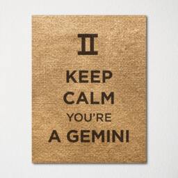 Keep Calm You're A Gemini - Fine Art Print Choice Of Color Purchase 3 & Receive 1 Free Custom Prints Available - thumbnail 3