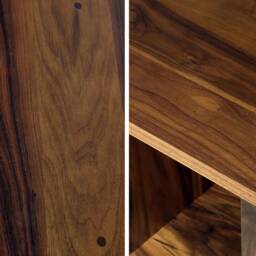 "Large Solid Premium Walnut Tv Stand Media Stand Or Coffee Table With Storage ""Henley Walnut" - thumbnail 4