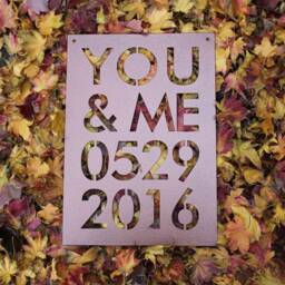 Personalized Metal Anniversary Sign You & Me Date Wall Art - thumbnail 2