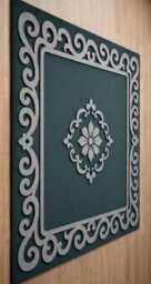 Handmade Wool Oushak Rug, Grey Multi Floral Design - thumbnail 2