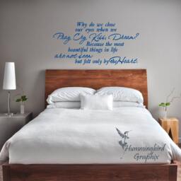 Inspirational Quote Vinyl Wall Decal Pray, Cry, Kiss, Dream - thumbnail 2