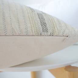 Cream Black Striped Pillow Cover - thumbnail 4