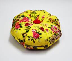 Small Halloween Pumpkin - Floral - thumbnail 1
