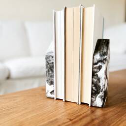 Concrete Bookends // House Shelf Decoration Scandinavian Interior Detail Home Warming Gift - thumbnail 3