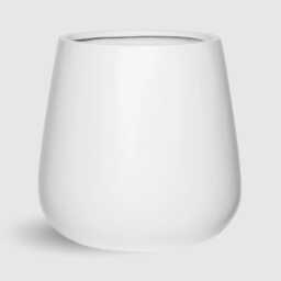 Pax Fiberstone Planter - Matt White - thumbnail 3