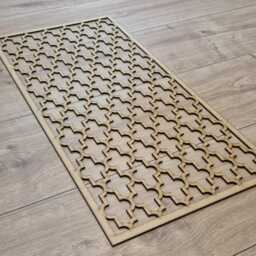 Moroccan Quatrefoil Radiator Screen Laser-Cut Mdf Wall Art 0186 - thumbnail 3