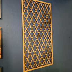 Moroccan Quatrefoil Radiator Screen Laser-Cut Mdf Wall Art 0186 - thumbnail 2