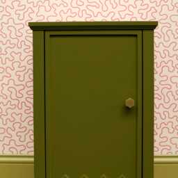 A Pair Of Daisies - 2 Bedside Tables - With Oak Veneer Lined Cupboard & Scallop Door - thumbnail 3