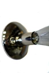 All Chrome Simply Modern & Elegant Edison Bare Bulb Wall Sconce/Ceiling Flush Mount Light - thumbnail 3