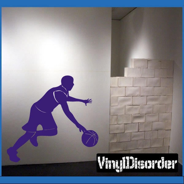 Basketball Vinyl Wall Decal Or Car Sticker - Basketballmc003Et - image 1