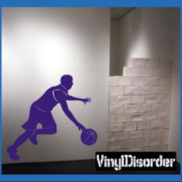 Basketball Vinyl Wall Decal Or Car Sticker - Basketballmc003Et - thumbnail 1