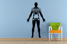 Human Anatomy Living Organs Health Life Window Or Wall Car Vinyl Peal & Stick Removable Sticker Decal L1479 - thumbnail 1