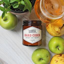 Hard Cider - Cider-Themed Soy Wax Candle 9Oz Jar - thumbnail 3