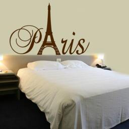 Paris Tower - Girls Room Decor Wall Decal Home Vinyl Lettering Saying Sticker Patogirowadeet - thumbnail 1