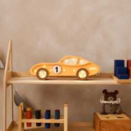 Handmade Wooden Car Lamp For Kids, Gifts Baby Shower, Night Light Nursery Decorations, Boys - thumbnail 4