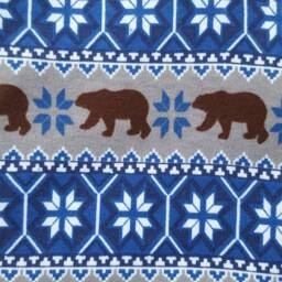 Christmas Swaddle Blanket & Newborn Hat Set. Take Home Bear Photo Prop. Baby Shower Gift. Winter Baby Set - thumbnail 3