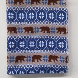 Christmas Swaddle Blanket & Newborn Hat Set. Take Home Bear Photo Prop. Baby Shower Gift. Winter Baby Set - thumbnail 4