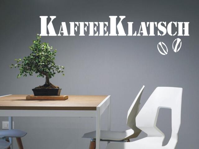 Kaffeeklatsch Xxl - Wall Stencil For Decorating, Kitchen Motif, Stencil, Painter's Decor Design Decoration - image 1