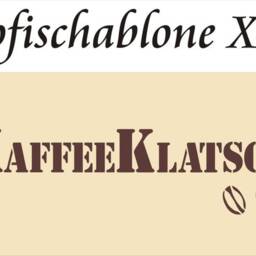 Kaffeeklatsch Xxl - Wall Stencil For Decorating, Kitchen Motif, Stencil, Painter's Decor Design Decoration - thumbnail 2