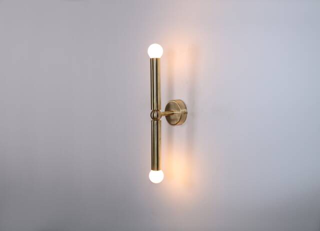 Wall Sconce , Lighting Brass Candle Lamp Vanity Light Fixture, Art - image 1
