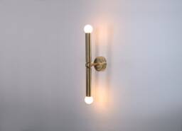 Wall Sconce , Lighting Brass Candle Lamp Vanity Light Fixture, Art - thumbnail 1