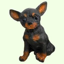 Dog Keepsake Memorial Toy Terrier Sculpture Garden Statue Ourdoor Yard Figure Doggy Lover Pet Grave Decor Animal Ornament Sympathy Gift - thumbnail 1